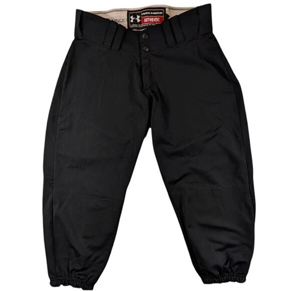 Under Armour Softball Baseball Pants Womens Medium Black Summer Spring Sports - Picture 1 of 11